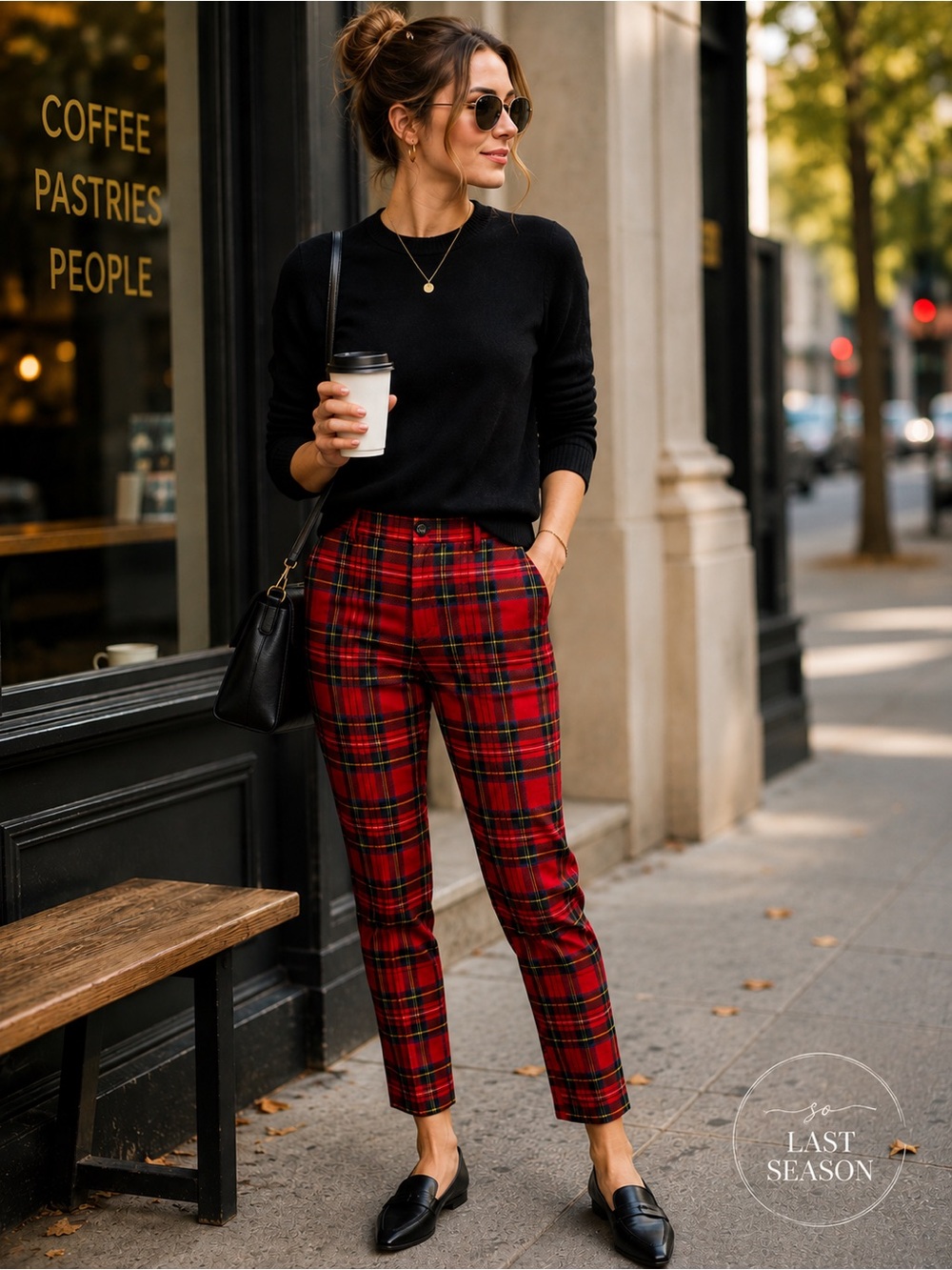 J.Crew Winnie Pant Red Tartan Plaid Ankle Pants Size 8
